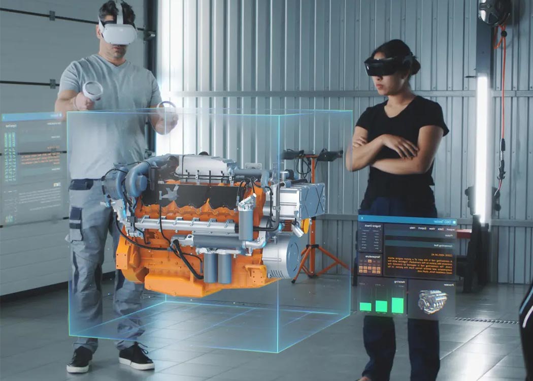طراحی و مدل‌سازی محصولات و ساختمان‌ها با واقعیت مجازی در مهندسی