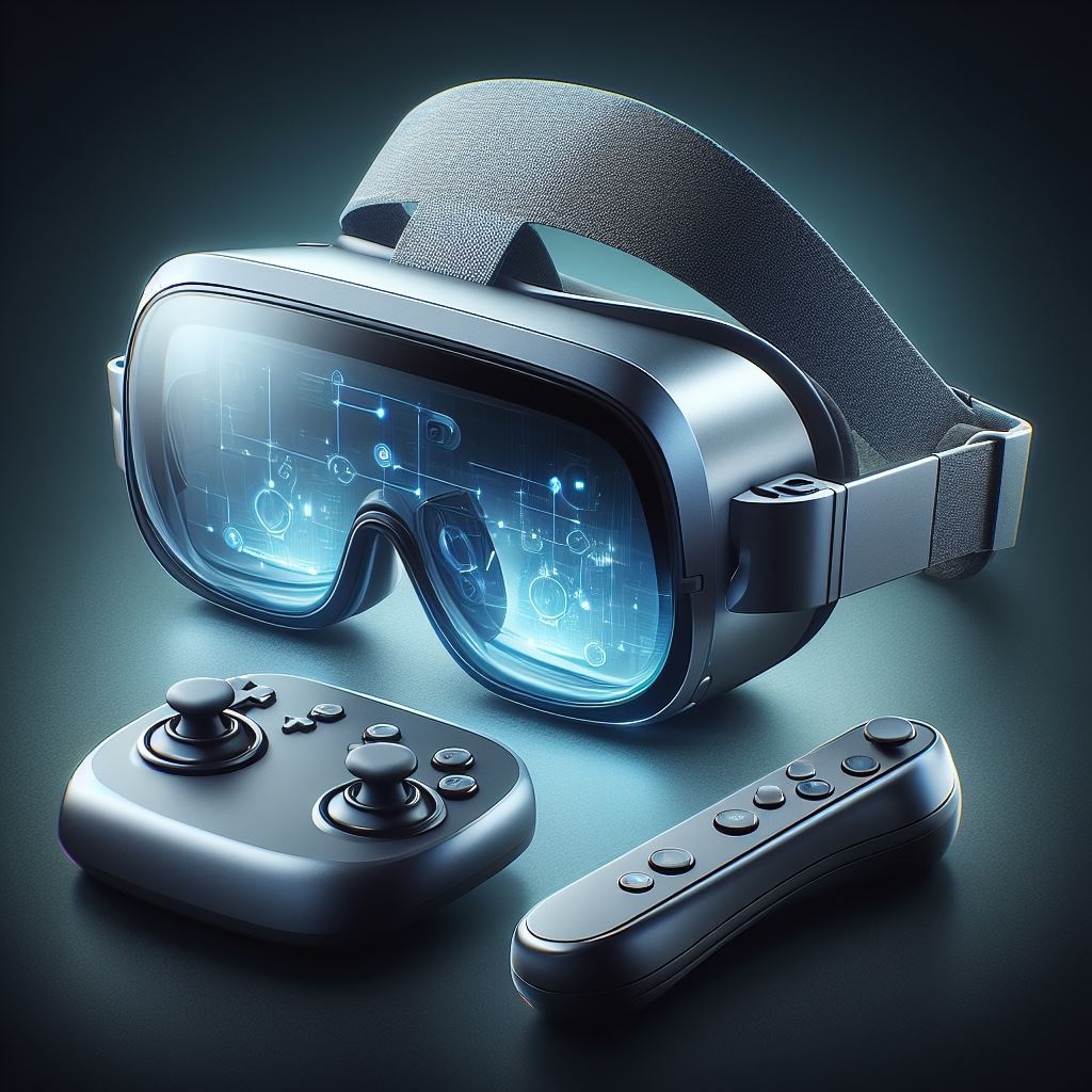 واقعیت گسترده و آموزش - عینک واقعیت مجازی و کنترلر