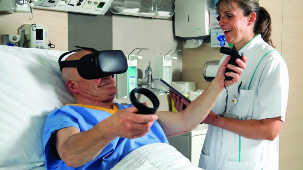 کاهش استرس و تسکین درد بیماران با واقعیت مجازی