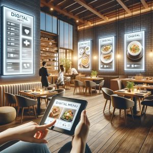 منوهای دیجیتال رستوران ها