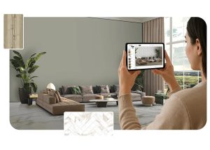 واقعیت افزوده برای نمایش کف پوش و دیوار پوش