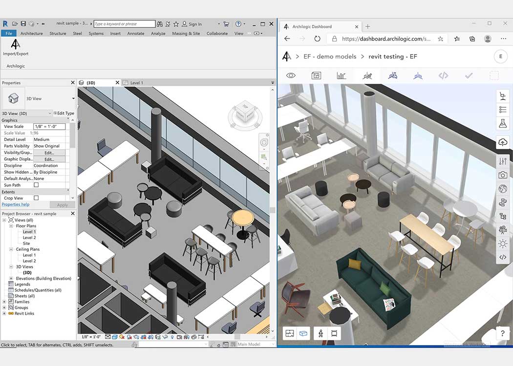 معرفی بهترین نرم افزارهای پرزنت املاک_Archilogic؛ طراحی فضاهای داخلی به صورت سه‌بعدی