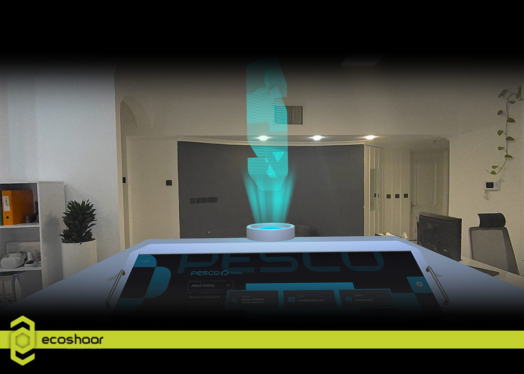 سه بخش اصلی اپلیکیشن واقعیت ترکیبی PESCO Holding